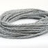 Ретро кабель витой 2x1,5 Серебристый шелк, Interior Wire ПРВ2150-СРШ  (1 метр)