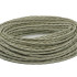 Ретро кабель витой 2x1,5 Титановый шелк, Interior Wire ПРВ2150-ТНШ  (1 метр)