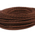 Ретро кабель витой 2x0,75 Коричневый, Interior Wire ПРВ2075-КРЧ  (1 метр)