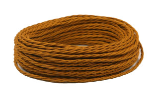 Ретро кабель витой 2x0,75 Медный, Interior Wire ПРВ2075-МДН  (1 метр)