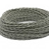 Ретро кабель витой 2x0,75 Серый, Interior Wire ПРВ2075-СЕР  (1 метр)
