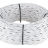 Ретро кабель витой 2x2,5 Белый, Werkel W6452601 (1 метр)