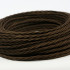 Ретро кабель витой 2x0,75 Шоколад, Interior Wire ПРВ2075-ШКД  (1 метр)