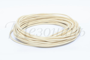 Ретро кабель круглый 2x2,5 Слоновая кость, ТМ МезонинЪ GE70162-02 (1 метр)