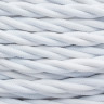 Ретро кабель витой 3x1,5 Белый/Матовый, Bironi B1-434-71 (1 метр)