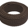 Ретро кабель витой 3x1,5 Коричневый/Матовый, Bironi B1-434-72 (1 метр)