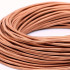 Ретро кабель круглый 2x0,75 Медный шёлк, Interior Wire ПДК2075-МДШ (1 метр)