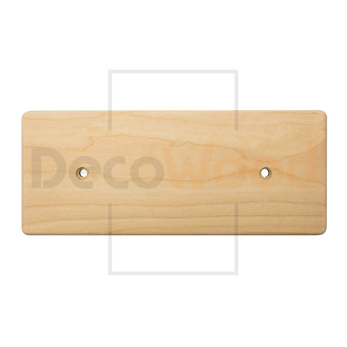 Накладка 4 местная деревянная на бревно D280 мм, береза без тонировки, DecoWood НО280-4
