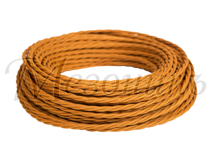 Ретро кабель витой 2x1,5 Медь, ТМ МезонинЪ GE70141-33 (1 метр)