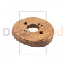 Накладка 1 местная деревянная на бревно D260 мм, ясень в масле, DecoWood ОМРМ1-260