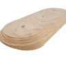 Накладка 3 местная деревянная 110x270 на бревно D220, Leanza РДФ3-220