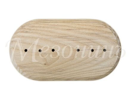 Накладка 2 местная Ретро деревянная на бревно D200-220, ТД МезонинЪ GE71722-00