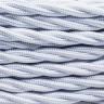 Ретро кабель витой 2x0,75 Белый/Глянцевый, Bironi B1-422-071 (1 метр)
